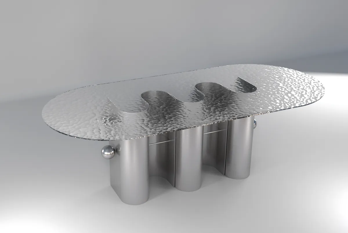 Dining table piercing